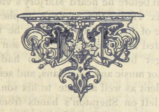 An illustration from Marjory Moore's Lovers, 1897, leaf 19