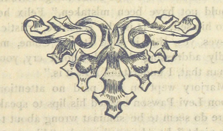 An illustration from Marjory Moore's Lovers, 1897, leaf 25
