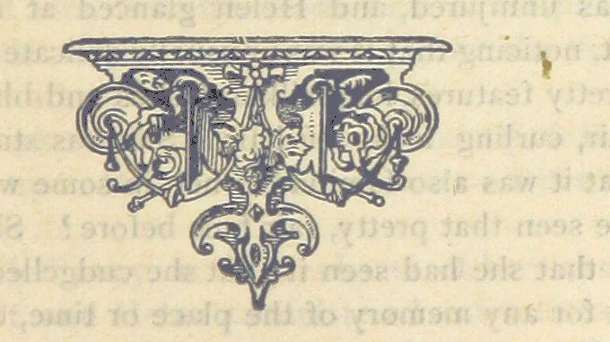 An illustration from Marjory Moore's Lovers, 1897, leaf 375