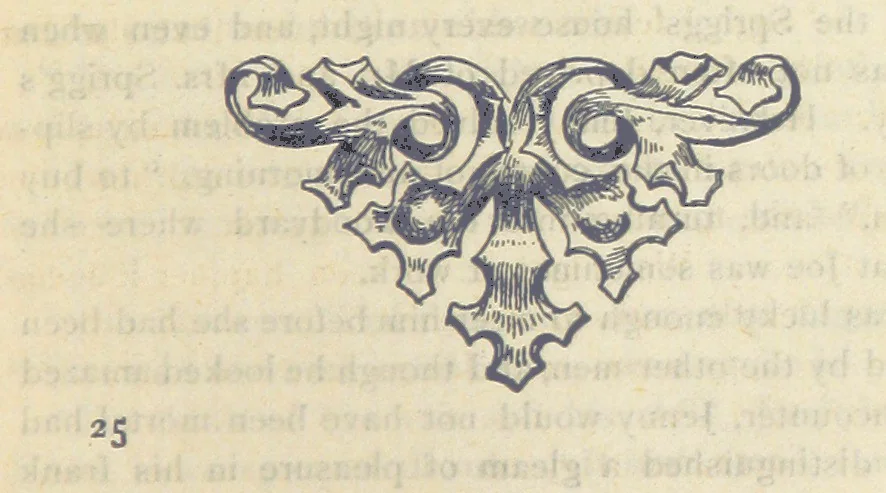 An illustration from Marjory Moore's Lovers, 1897, leaf 391