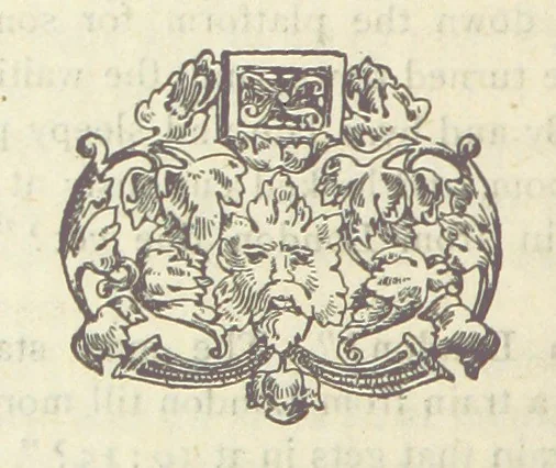 An illustration from Marjory Moore's Lovers, 1897, leaf 406