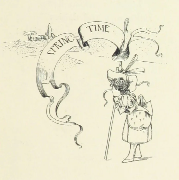 An illustration from The Child World. [In verse.] ... Illustrated by C. Robinson, 1896, leaf 101