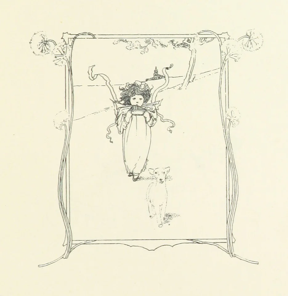 An illustration from The Child World. [In verse.] ... Illustrated by C. Robinson, 1896, leaf 103