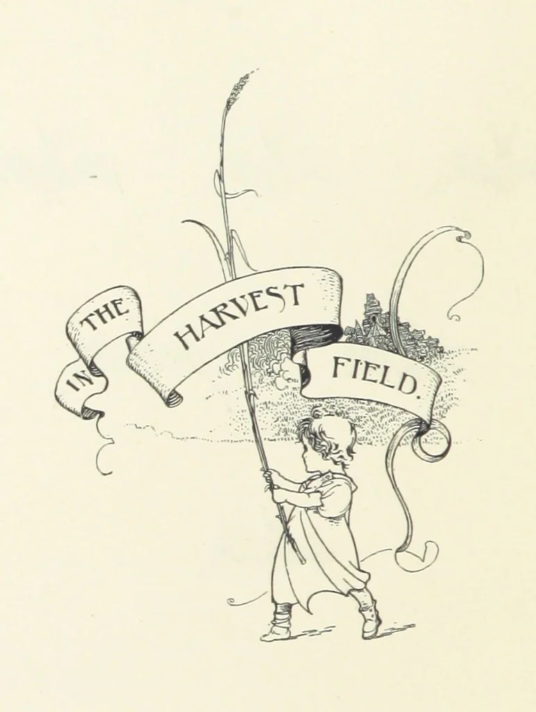 An illustration from The Child World. [In verse.] ... Illustrated by C. Robinson, 1896, leaf 116