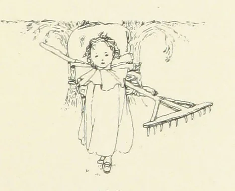 An illustration from The Child World. [In verse.] ... Illustrated by C. Robinson, 1896, leaf 117