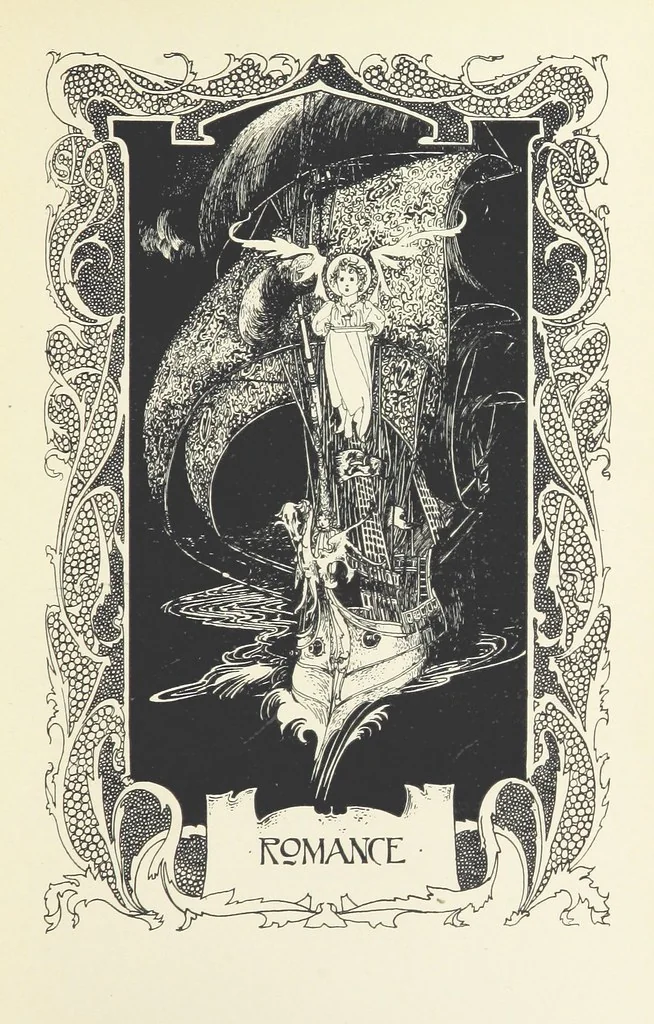 An illustration from The Child World. [In verse.] ... Illustrated by C. Robinson, 1896, leaf 131