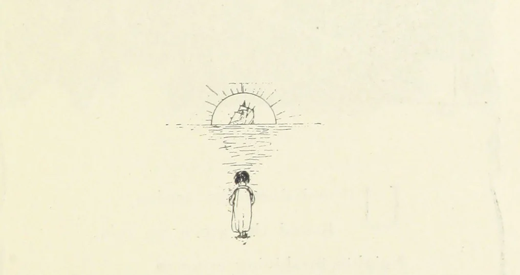 An illustration from The Child World. [In verse.] ... Illustrated by C. Robinson, 1896, leaf 135