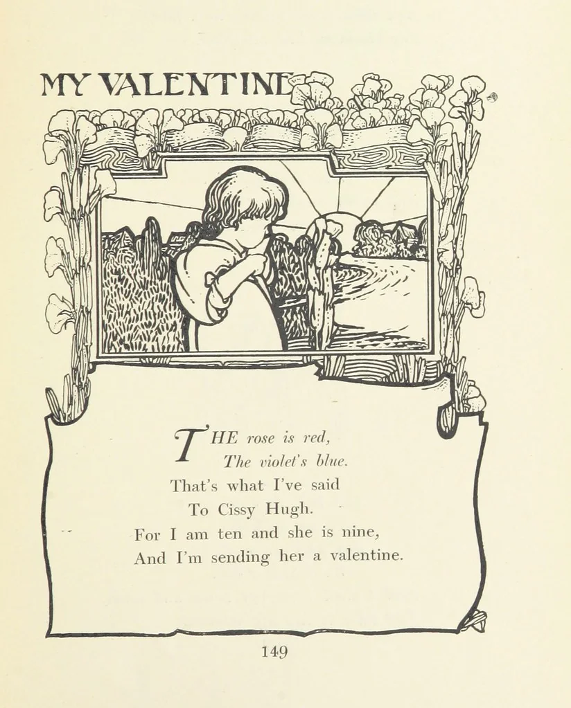 An illustration from The Child World. [In verse.] ... Illustrated by C. Robinson, 1896, leaf 153