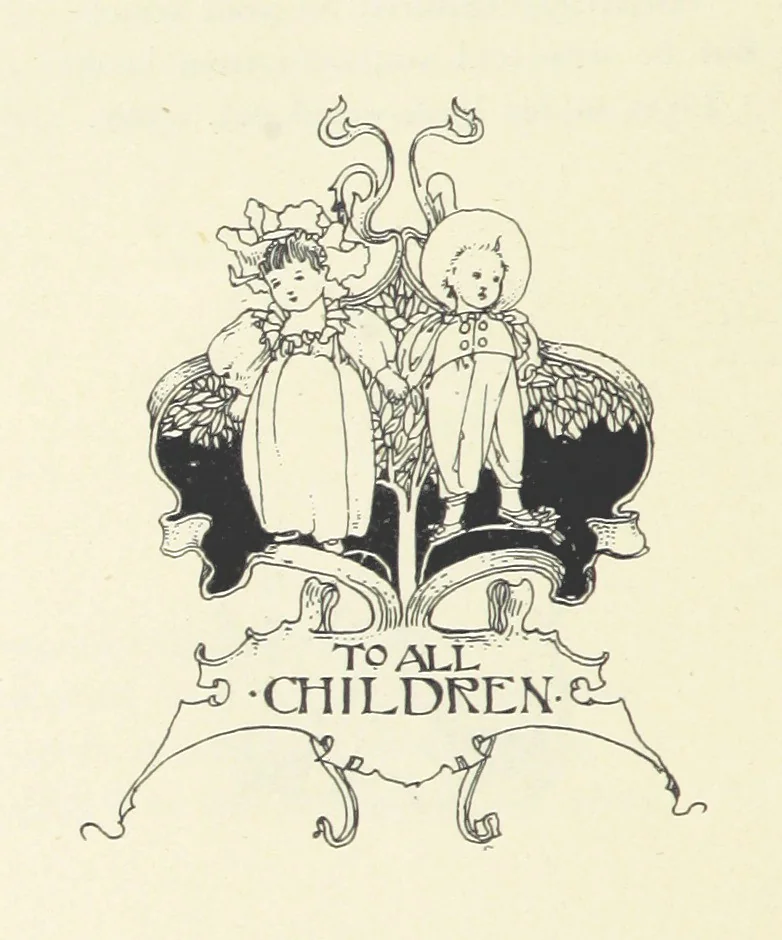 An illustration from The Child World. [In verse.] ... Illustrated by C. Robinson, 1896, leaf 174