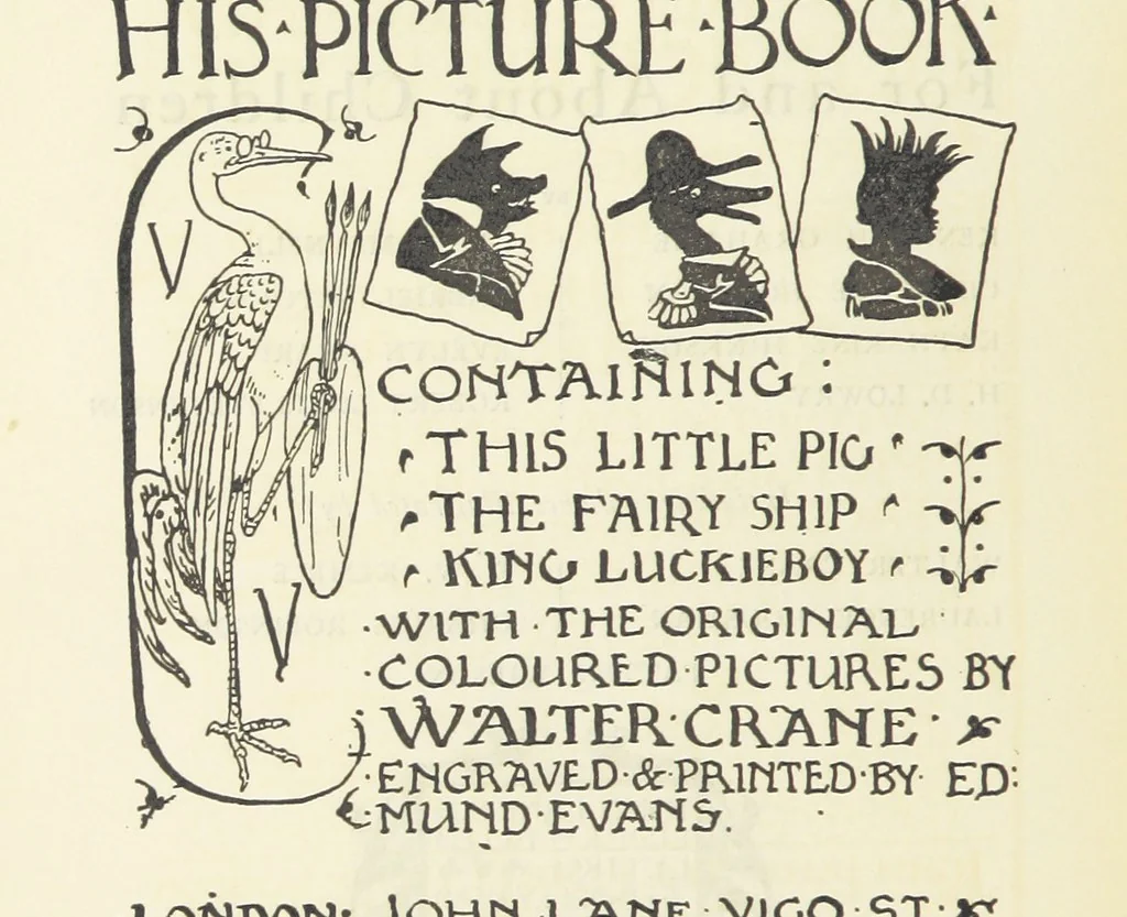 An illustration from The Child World. [In verse.] ... Illustrated by C. Robinson, 1896, leaf 182