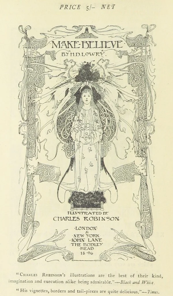 An illustration from The Child World. [In verse.] ... Illustrated by C. Robinson, 1896, leaf 188