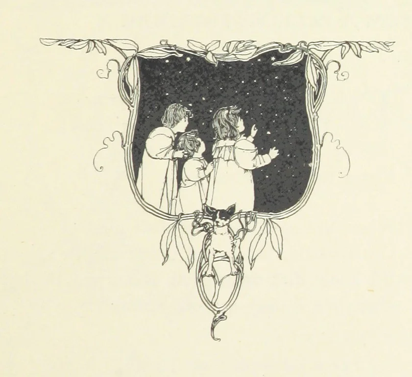 An illustration from The Child World. [In verse.] ... Illustrated by C. Robinson, 1896, leaf 29