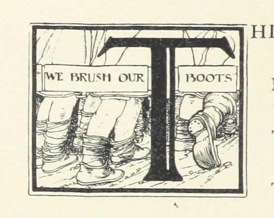 An illustration from The Child World. [In verse.] ... Illustrated by C. Robinson, 1896, leaf 32
