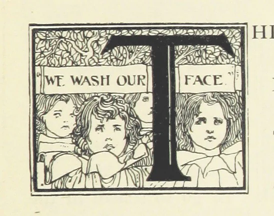 An illustration from The Child World. [In verse.] ... Illustrated by C. Robinson, 1896, leaf 33