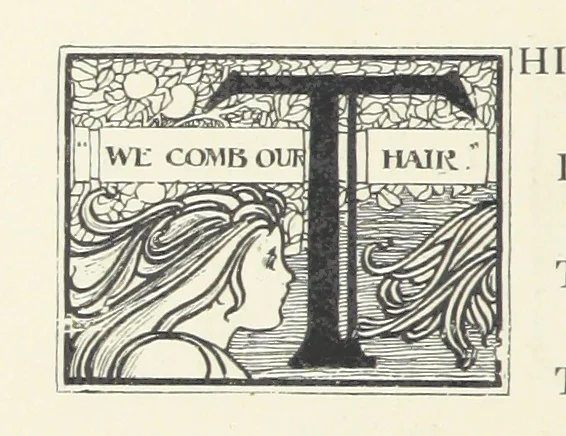 An illustration from The Child World. [In verse.] ... Illustrated by C. Robinson, 1896, leaf 34