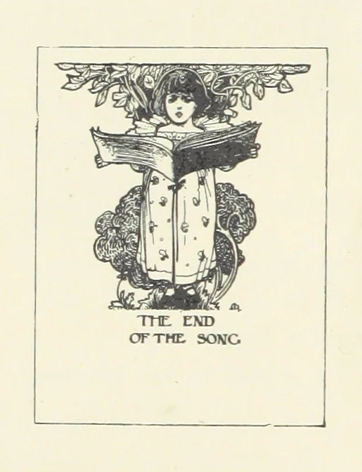 An illustration from The Child World. [In verse.] ... Illustrated by C. Robinson, 1896, leaf 36
