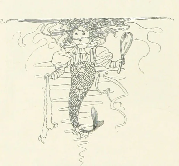 An illustration from The Child World. [In verse.] ... Illustrated by C. Robinson, 1896, leaf 50