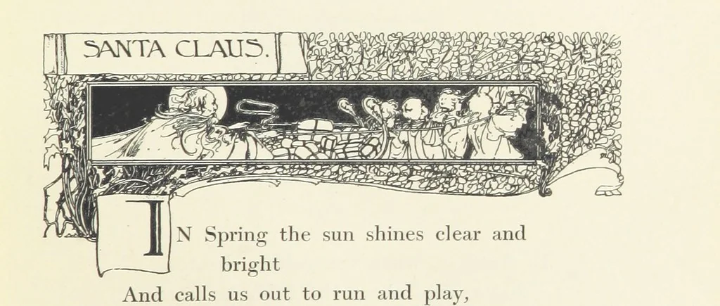An illustration from The Child World. [In verse.] ... Illustrated by C. Robinson, 1896, leaf 51