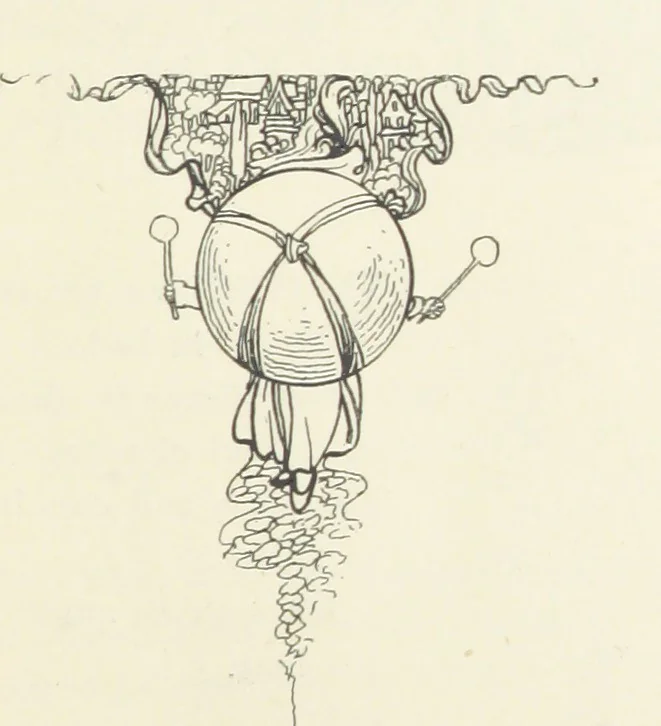 An illustration from The Child World. [In verse.] ... Illustrated by C. Robinson, 1896, leaf 65