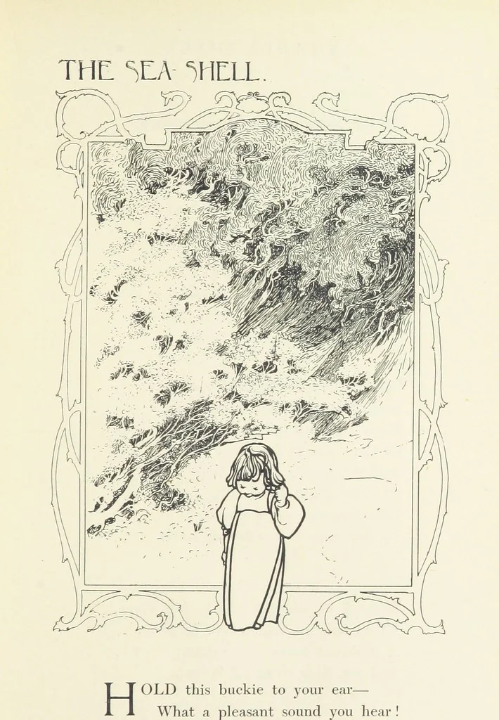 An illustration from The Child World. [In verse.] ... Illustrated by C. Robinson, 1896, leaf 79
