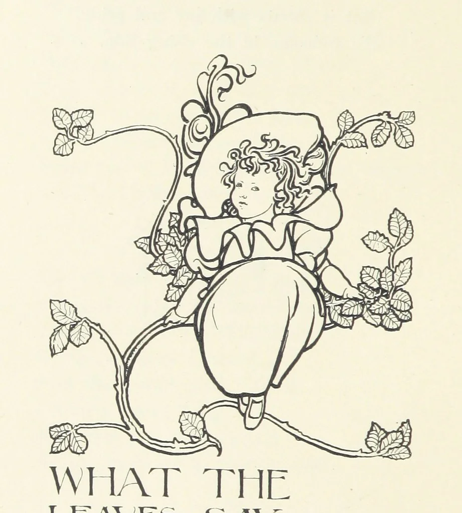 An illustration from The Child World. [In verse.] ... Illustrated by C. Robinson, 1896, leaf 82