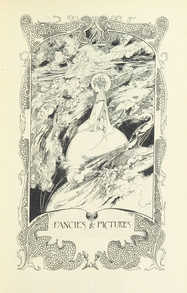 An illustration from The Child World. [In verse.] ... Illustrated by C. Robinson, 1896, leaf 87