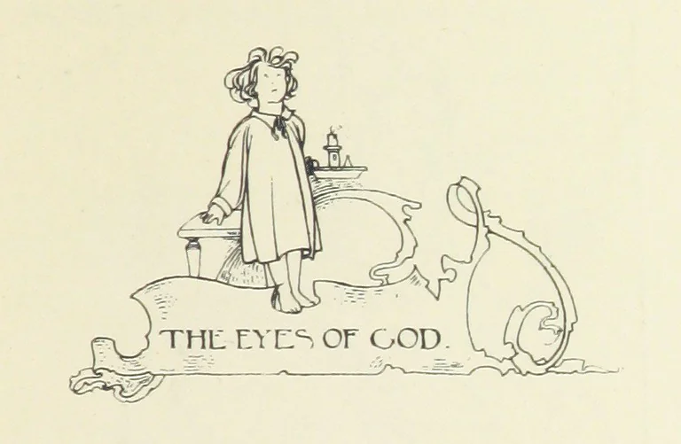 An illustration from The Child World. [In verse.] ... Illustrated by C. Robinson, 1896, leaf 89