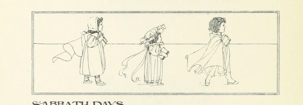An illustration from The Child World. [In verse.] ... Illustrated by C. Robinson, 1896, leaf 98