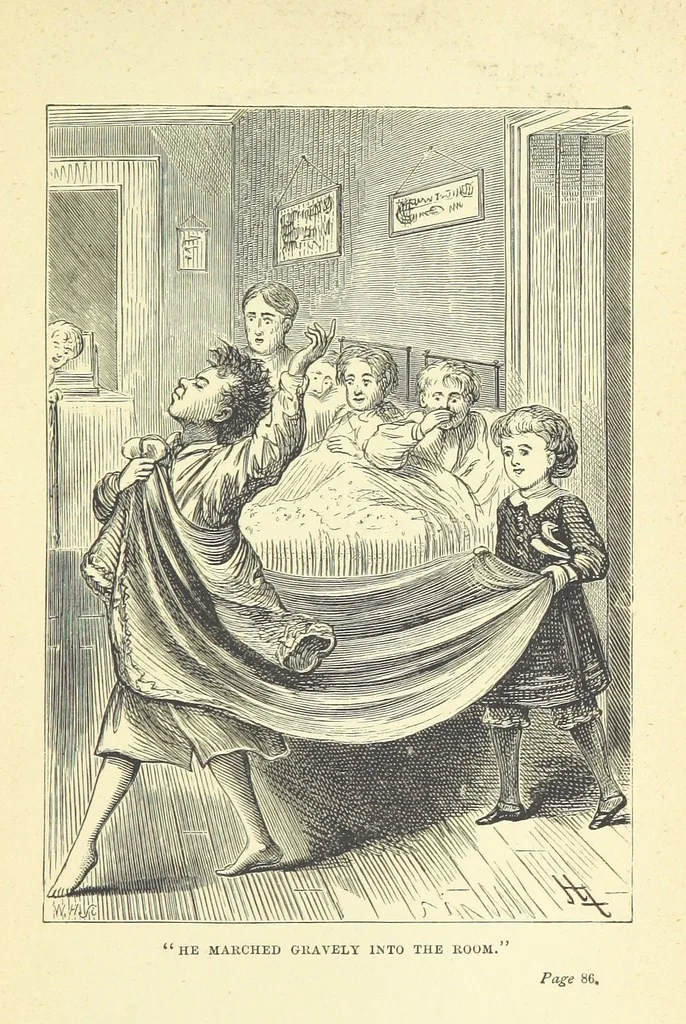 An illustration from Chums: a tale for the youngsters. Illustrated, etc, 1878, leaf 103