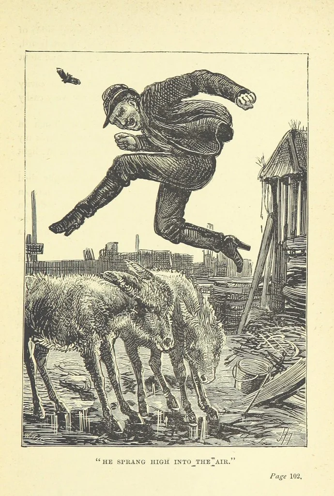 An illustration from Chums: a tale for the youngsters. Illustrated, etc, 1878, leaf 119