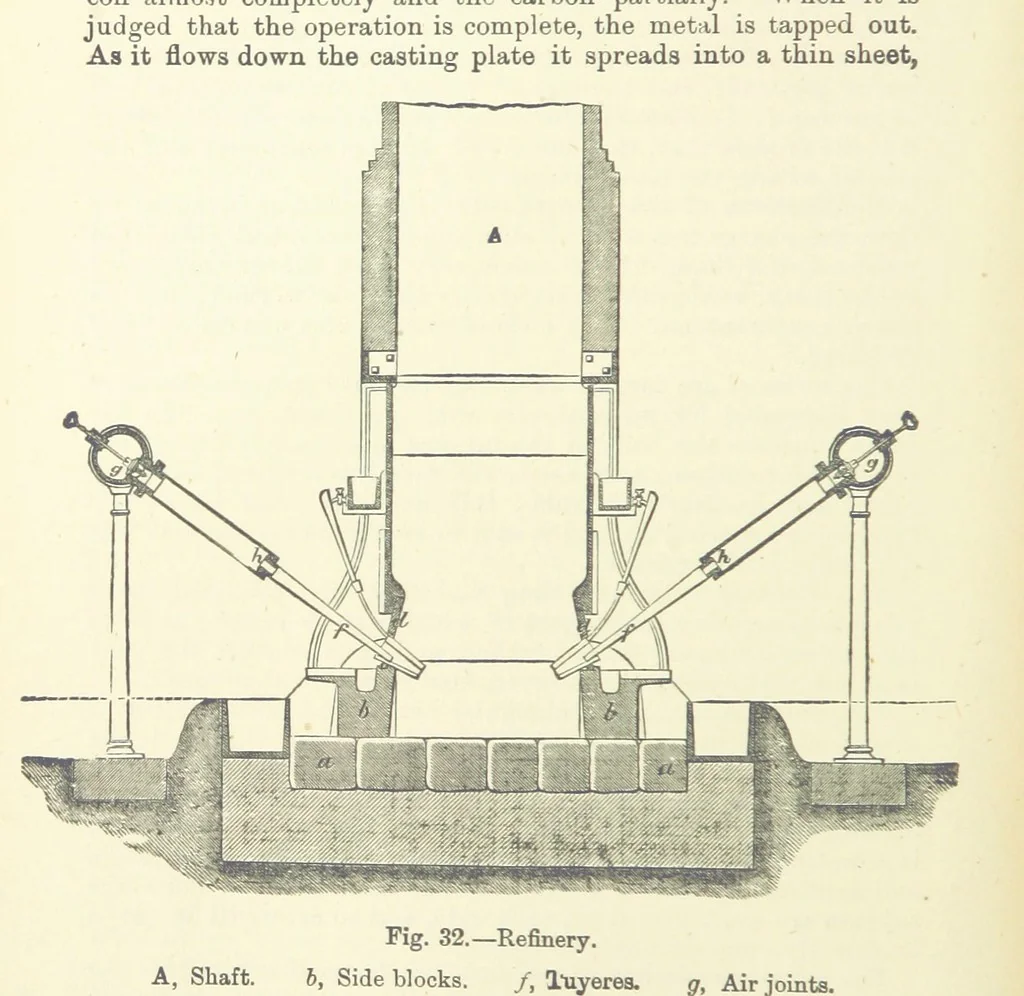 An illustration from An Elementary Text-Book of Metallurgy ... Second edition. With numerous illustrations, 1899, leaf 132