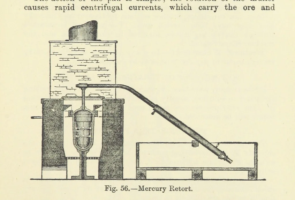 An illustration from An Elementary Text-Book of Metallurgy ... Second edition. With numerous illustrations, 1899, leaf 213