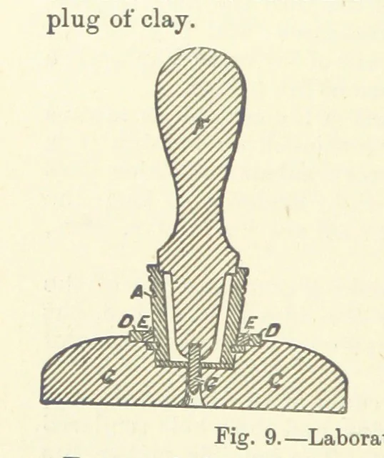 An illustration from An Elementary Text-Book of Metallurgy ... Second edition. With numerous illustrations, 1899, leaf 68