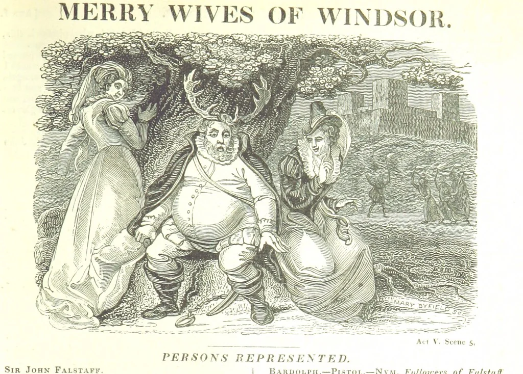 An illustration from The Works of Shakspeare; from the text of Johnson, Steevens, and Reed. With a biographical memoir, and a variety of interesting matter, illustrative of his life and writings. By W. Harvey, 1825, leaf 125