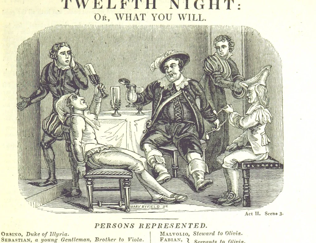 An illustration from The Works of Shakspeare; from the text of Johnson, Steevens, and Reed. With a biographical memoir, and a variety of interesting matter, illustrative of his life and writings. By W. Harvey, 1825, leaf 145