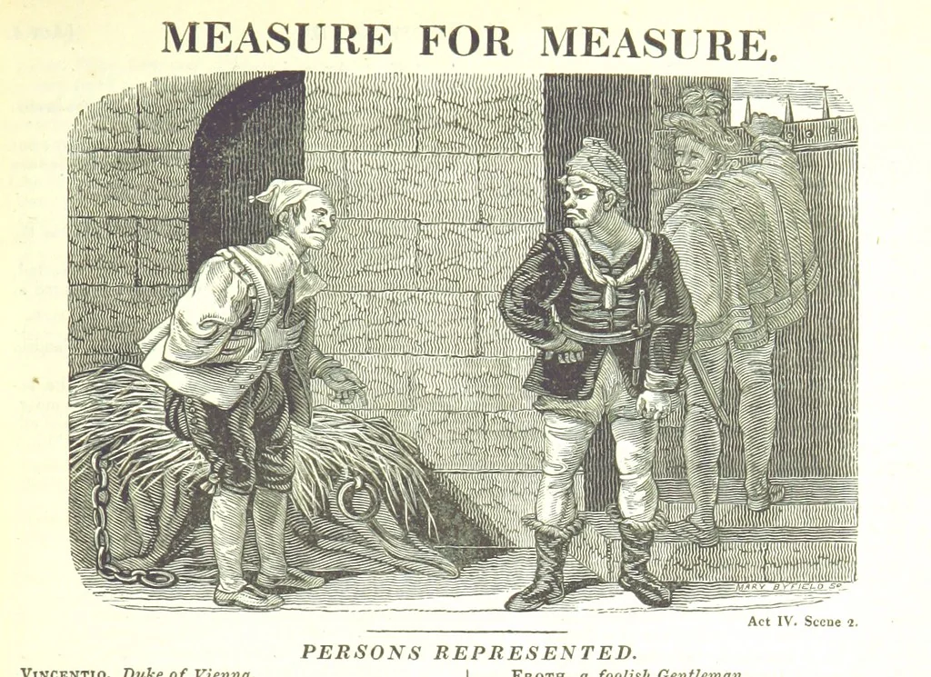 An illustration from The Works of Shakspeare; from the text of Johnson, Steevens, and Reed. With a biographical memoir, and a variety of interesting matter, illustrative of his life and writings. By W. Harvey, 1825, leaf 163
