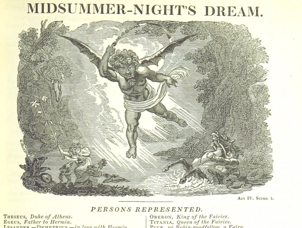 An illustration from The Works of Shakspeare; from the text of Johnson, Steevens, and Reed. With a biographical memoir, and a variety of interesting matter, illustrative of his life and writings. By W. Harvey, 1825, leaf 203