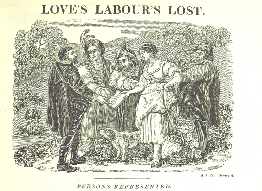 An illustration from The Works of Shakspeare; from the text of Johnson, Steevens, and Reed. With a biographical memoir, and a variety of interesting matter, illustrative of his life and writings. By W. Harvey, 1825, leaf 219
