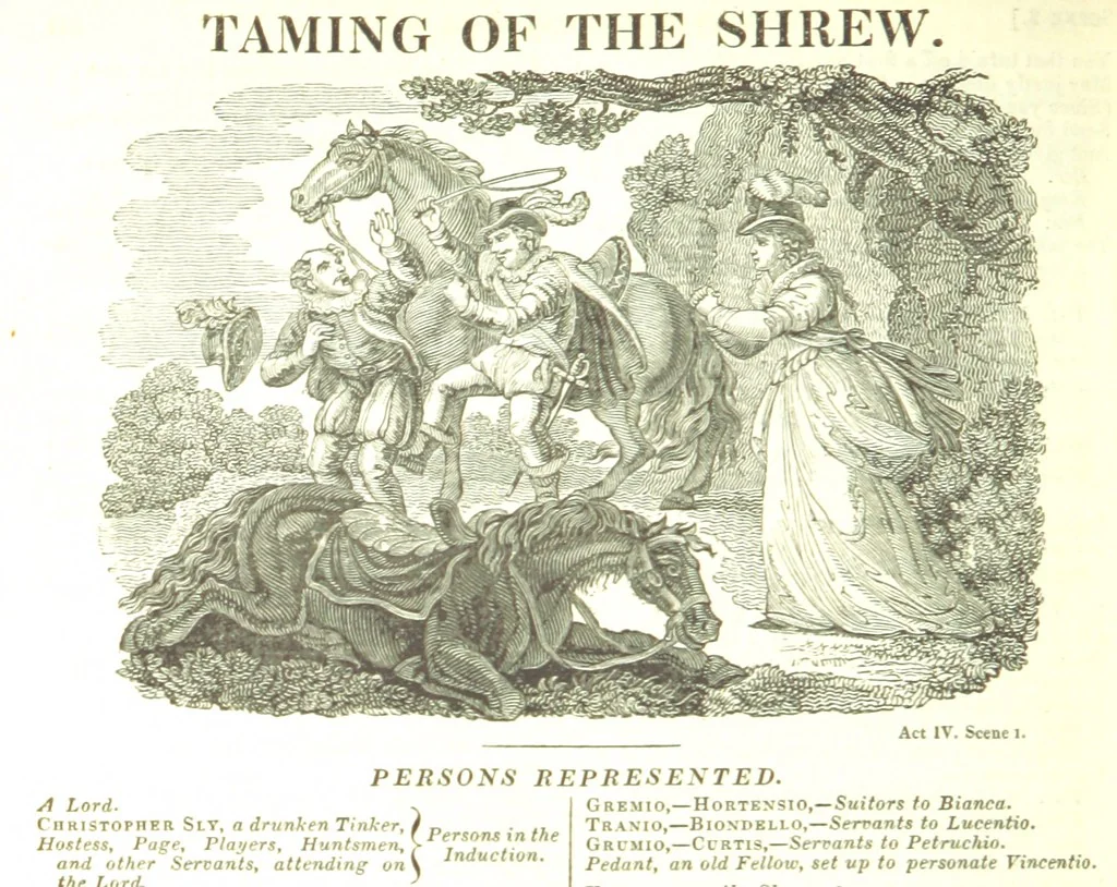 An illustration from The Works of Shakspeare; from the text of Johnson, Steevens, and Reed. With a biographical memoir, and a variety of interesting matter, illustrative of his life and writings. By W. Harvey, 1825, leaf 300