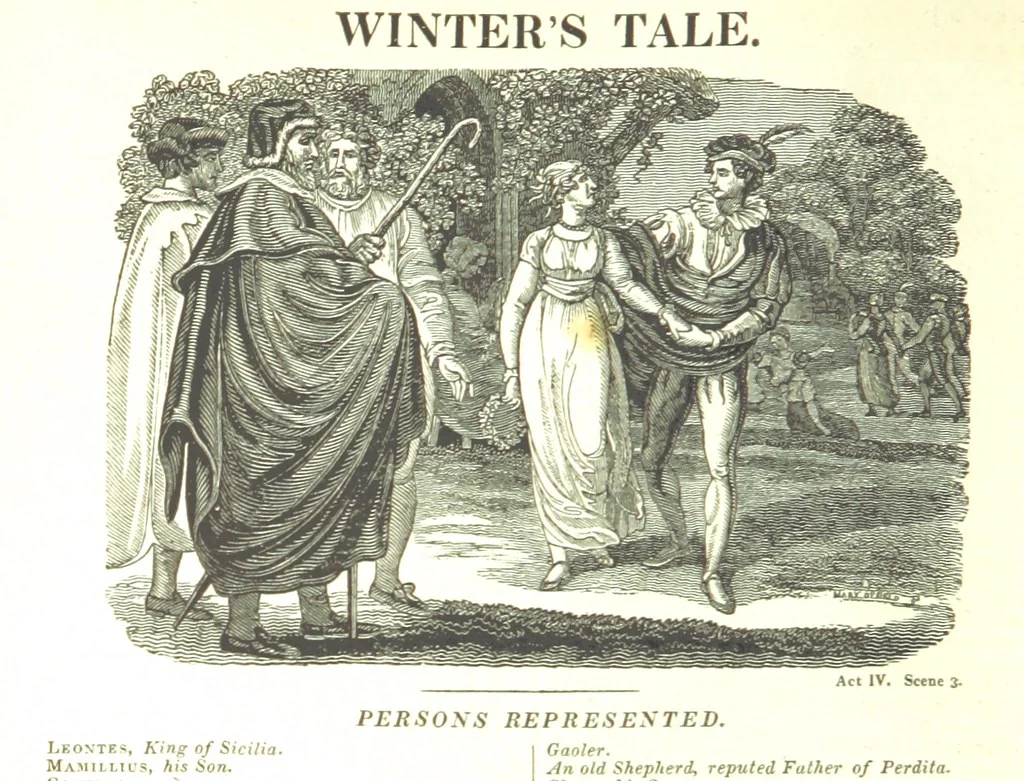 An illustration from The Works of Shakspeare; from the text of Johnson, Steevens, and Reed. With a biographical memoir, and a variety of interesting matter, illustrative of his life and writings. By W. Harvey, 1825, leaf 320