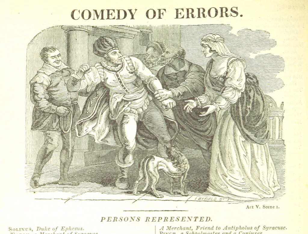 An illustration from The Works of Shakspeare; from the text of Johnson, Steevens, and Reed. With a biographical memoir, and a variety of interesting matter, illustrative of his life and writings. By W. Harvey, 1825, leaf 344