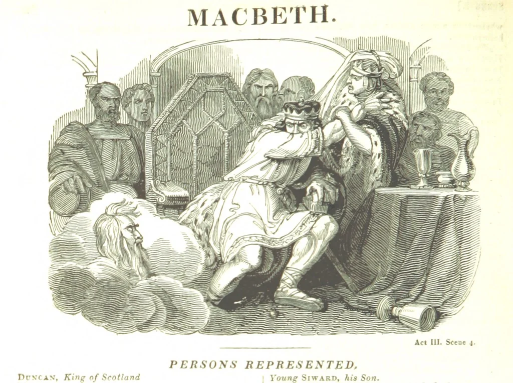 An illustration from The Works of Shakspeare; from the text of Johnson, Steevens, and Reed. With a biographical memoir, and a variety of interesting matter, illustrative of his life and writings. By W. Harvey, 1825, leaf 358