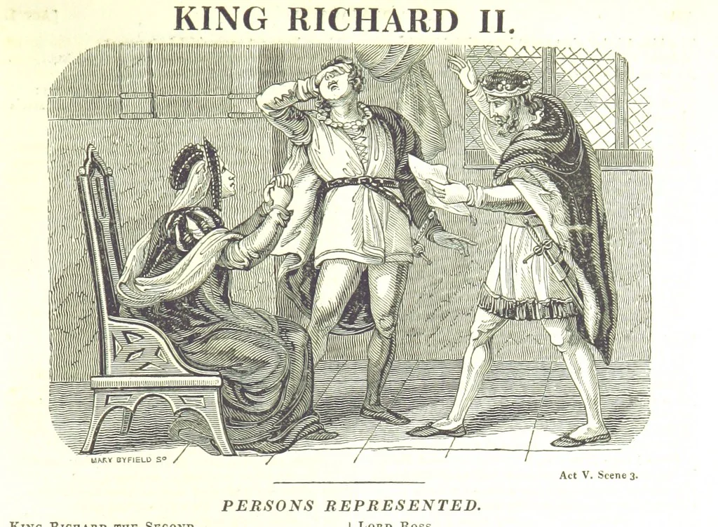 An illustration from The Works of Shakspeare; from the text of Johnson, Steevens, and Reed. With a biographical memoir, and a variety of interesting matter, illustrative of his life and writings. By W. Harvey, 1825, leaf 395