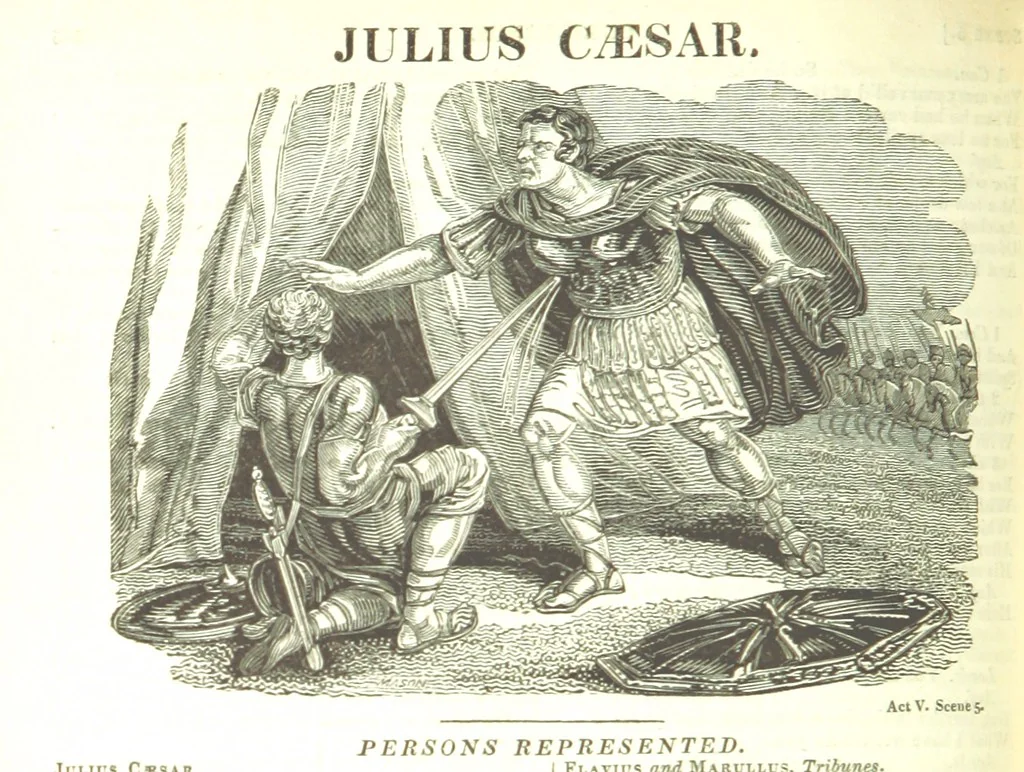 An illustration from The Works of Shakspeare; from the text of Johnson, Steevens, and Reed. With a biographical memoir, and a variety of interesting matter, illustrative of his life and writings. By W. Harvey, 1825, leaf 678