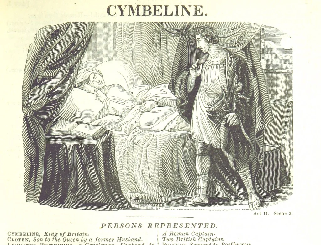 An illustration from The Works of Shakspeare; from the text of Johnson, Steevens, and Reed. With a biographical memoir, and a variety of interesting matter, illustrative of his life and writings. By W. Harvey, 1825, leaf 723