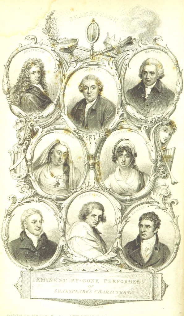 An illustration from The Works of Shakspeare; from the text of Johnson, Steevens, and Reed. With a biographical memoir, and a variety of interesting matter, illustrative of his life and writings. By W. Harvey, 1825, leaf 8