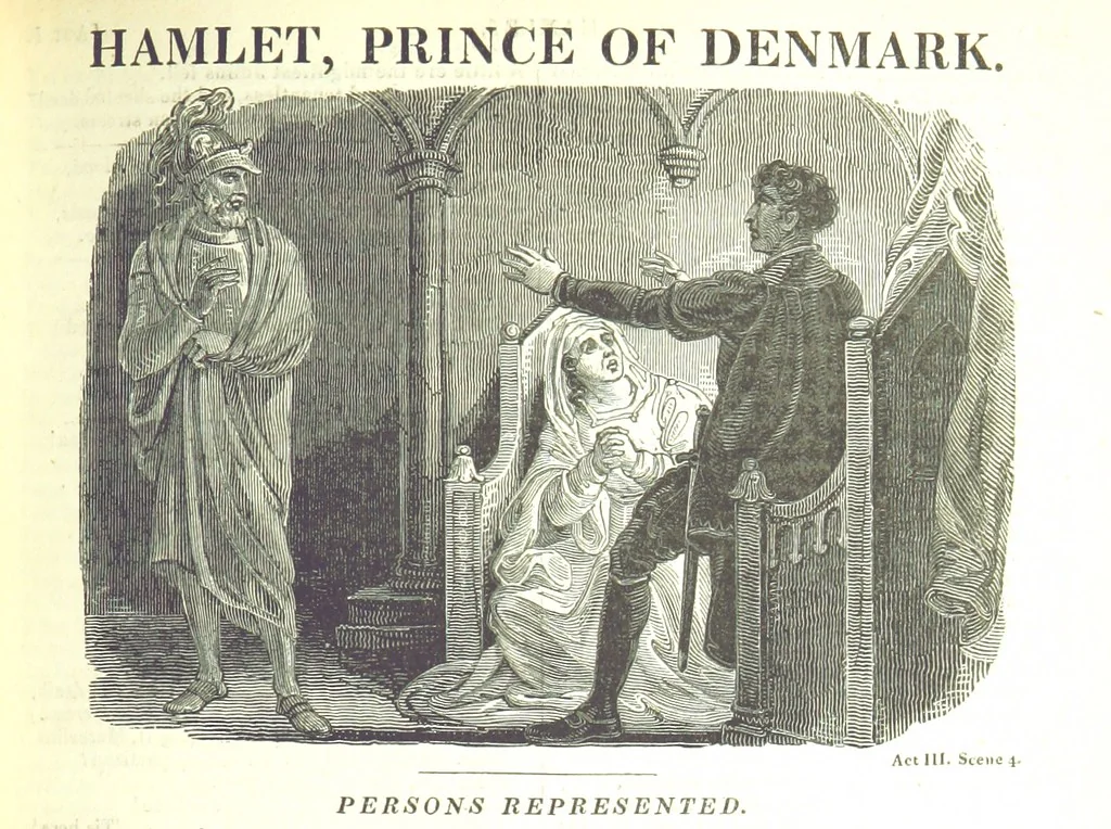 An illustration from The Works of Shakspeare; from the text of Johnson, Steevens, and Reed. With a biographical memoir, and a variety of interesting matter, illustrative of his life and writings. By W. Harvey, 1825, leaf 835
