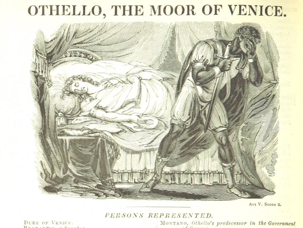 An illustration from The Works of Shakspeare; from the text of Johnson, Steevens, and Reed. With a biographical memoir, and a variety of interesting matter, illustrative of his life and writings. By W. Harvey, 1825, leaf 864