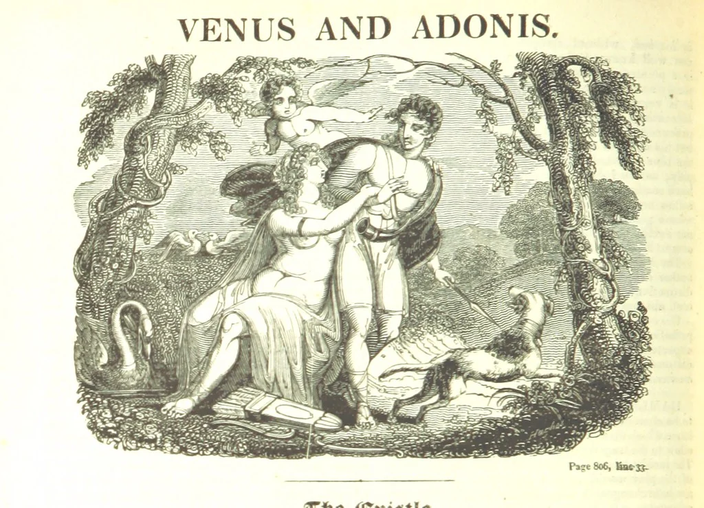 An illustration from The Works of Shakspeare; from the text of Johnson, Steevens, and Reed. With a biographical memoir, and a variety of interesting matter, illustrative of his life and writings. By W. Harvey, 1825, leaf 896