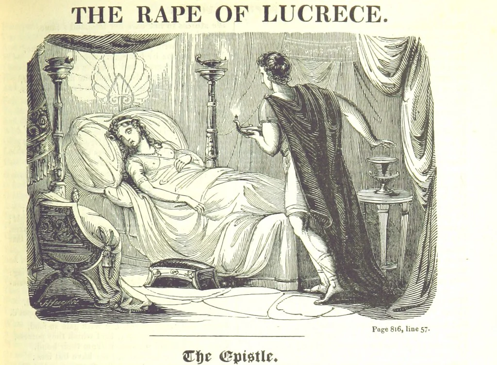 An illustration from The Works of Shakspeare; from the text of Johnson, Steevens, and Reed. With a biographical memoir, and a variety of interesting matter, illustrative of his life and writings. By W. Harvey, 1825, leaf 905